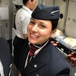 Patricia Roberts, Tripulante en British Airways.